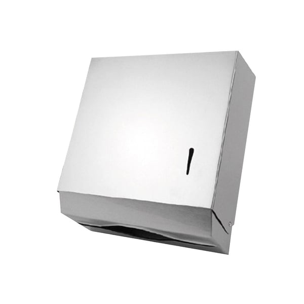 Distributeur de lingettes zigzag inox